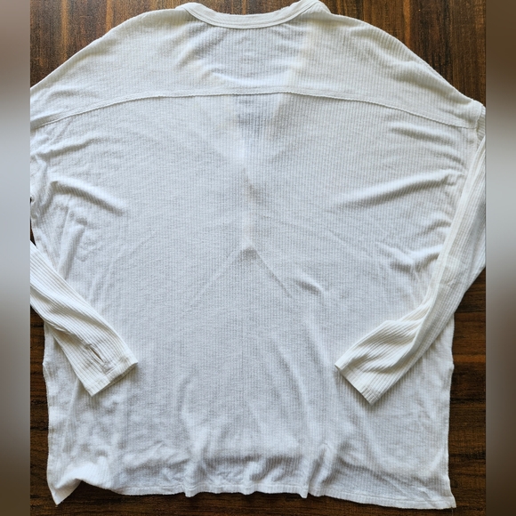 Aerie Real Soft Long Sleeve Oversized Top - Size Small - Picture 8 of 8